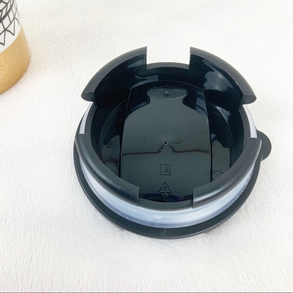 Cypress Home Ceramic Travel Mug With Lid Julie Comstock Geometric Pattern - Picture 9 of 9